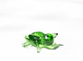 Lampwork Glass Frog Miniature: Whimsical Tiny Figurine