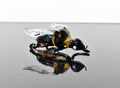 Handmade Glass Fly Figurine: Collectible Art Glass Statue