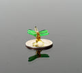 Miniature Glass Dragonfly Figurine: Hand-Sculpted Whimsical Decor
