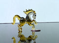 Lampwork Glass Horse Figurine: Handmade Art Glass Statue
