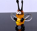 Art glass hand-blown bumble bee figurine with a lot of character and personality. Excellent addition to your glass menagerie collection.