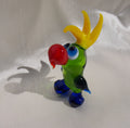 Cute Glass Parrot. Whimsical figurine with a lot of character and personality. Excellent addition to your glass menagerie collection