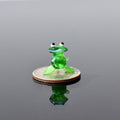 Glass Frog, Miniature Glass Animals, Tiny Glass Animals, Glass Animals, Frog Figurines, Lampwork Glass, Cute Frog, Mini Frog, Frog Decor