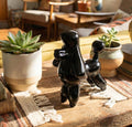 Black Poodle Figurine, Poodle Gifts, Poodle Art, Dog Memorial Gift, Poodle Decor, Blown Glass Animals, Poodle Statue, Standard Poodle