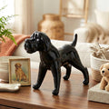 Black Labrador Figurine, Black Labrador Gifts, Black Lab Art, Dog Memorial Gift, Labrador Statue, Blown Glass Animals, Black Lab Decor