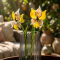 Glass Orchid Bouquet, Glass Flowers Bouquet, Forever Flowers, Orchid Decor, Orchid Art, Glass Birth Month Flower, Mothers Day Gifts