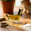 Basset Hound Dog, Bassett Hound Gifts, Glass Animals, Miniature Glass Animals, Hound Dog Figurine, Puppy, Glass Dog Art, Dog Memorial Gift