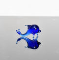 Glass Dolphin, Tiny Glass Animals, Miniature Glass Animals, Mini Glass Animals, Coastal Decor, Dolphin Gift, Lampwork, Blue Ocean Decor