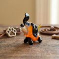 Whimsical Mini Dog Figurine, Glass Dog Statue, Miniature Glass Animals, Blown Glass Animals, Tiny Glass Animals Puppy, Art Decor for Her