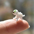 Tiny Glass Animals, Glass Sheep, Mini Glass Animals, Sheep Figurine, Sheep Ornament, Sheep Decor, Farm Decor, Hand Blown Glass, Glass Animal