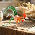 Chicken Gifts, Rooster Decor, Chicken Decor, Glass Rooster, Farmhouse Decor, Glass Chicken, Farm Decor, Rooster Statue, Glass Figure, Art