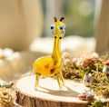 Glass Animals, Mini Glass Animals, Giraffe Gifts, Cute Giraffe Figurine, Safari Nursery Decor, Tiny Glass Animals, Funny, Blown Glass