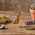 Tiny Glass Animals, Giraffe Gifts, Glass Giraffe, Mini Glass Animals, Safari Animals, Giraffe Figurine, Miniature Giraffe, Art, Decor
