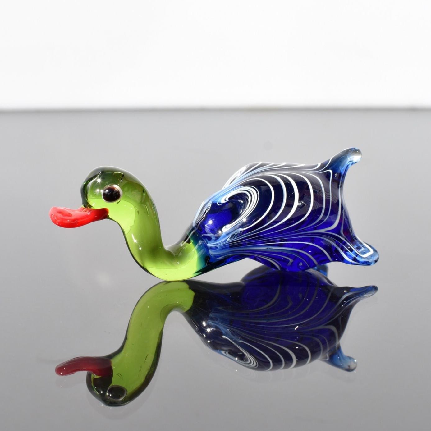 Mallard Duck Decor, Cruise Ducks, Glass Duck Gifts, Duck Art, Murano Duck Statue, Glass Animals, Duck Nursery Decor, Glass Bird Sculpture