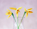 Bird of Paradise Glass Flowers Bouquet, Glass Birth Month Flower, Tropical Decor, Long Stem Glass Flowers, Flower Gift, Forever Flowers Art