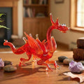 Dragon Statue, Red Dragon, Fantasy Decor, Glass Sculpture, Dragon Gifts, Dragon Decor, Fantasy Art, Glass Animals, Blown Glass, Statue