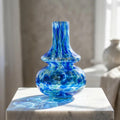 Hand Blown Cobalt Glass Vase