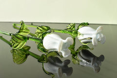 "Isla" Handblown Glass Rose