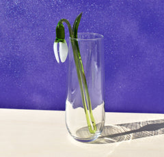 "Eira" Handblown Glass Snowdrop