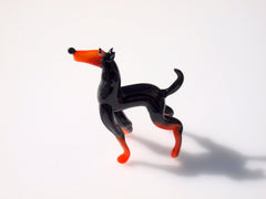 Doberman Pinscher, Glass Dog Figurine, Manchester Terrier, Doberman Gifts, Doberman Art, Doberman Statue, Doberman Figurine, Doberman Mom,