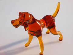 Fox Red Labrador Statue, Amber Glass Labrador Gifts, Labrador Retriever, Dog Statue, Glass Dog, Amber Glass, Dog Memorial Gift