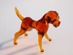 Fox Red Labrador Statue, Amber Glass Labrador Gifts, Labrador Retriever, Dog Statue, Glass Dog, Amber Glass, Dog Memorial Gift