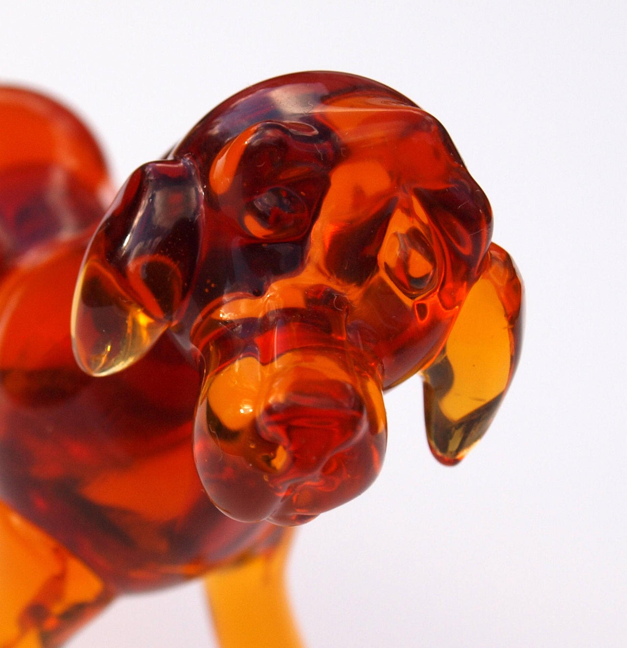 Fox Red Labrador Statue, Amber Glass Labrador Gifts, Labrador Retriever, Dog Statue, Glass Dog, Amber Glass, Dog Memorial Gift