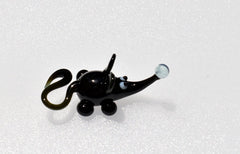 Hand Blown Glass Mouse Figurine - Unique Gift for Animal Lovers