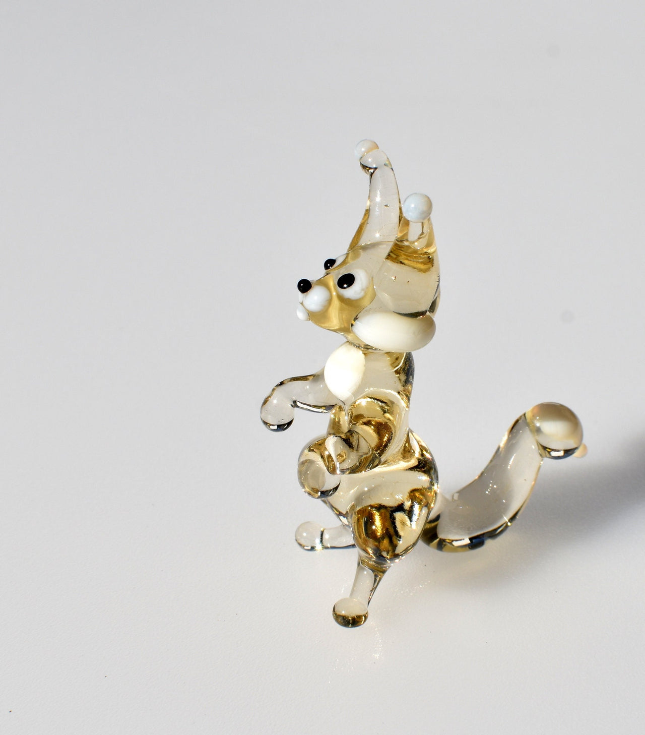 Woodland Animals, Squirrel Gifts, Forest Animals, Squirrel Figurine, Squirrel Decor, Squirrel Art, Glass Sculpture, Glass Animals, Squirrel