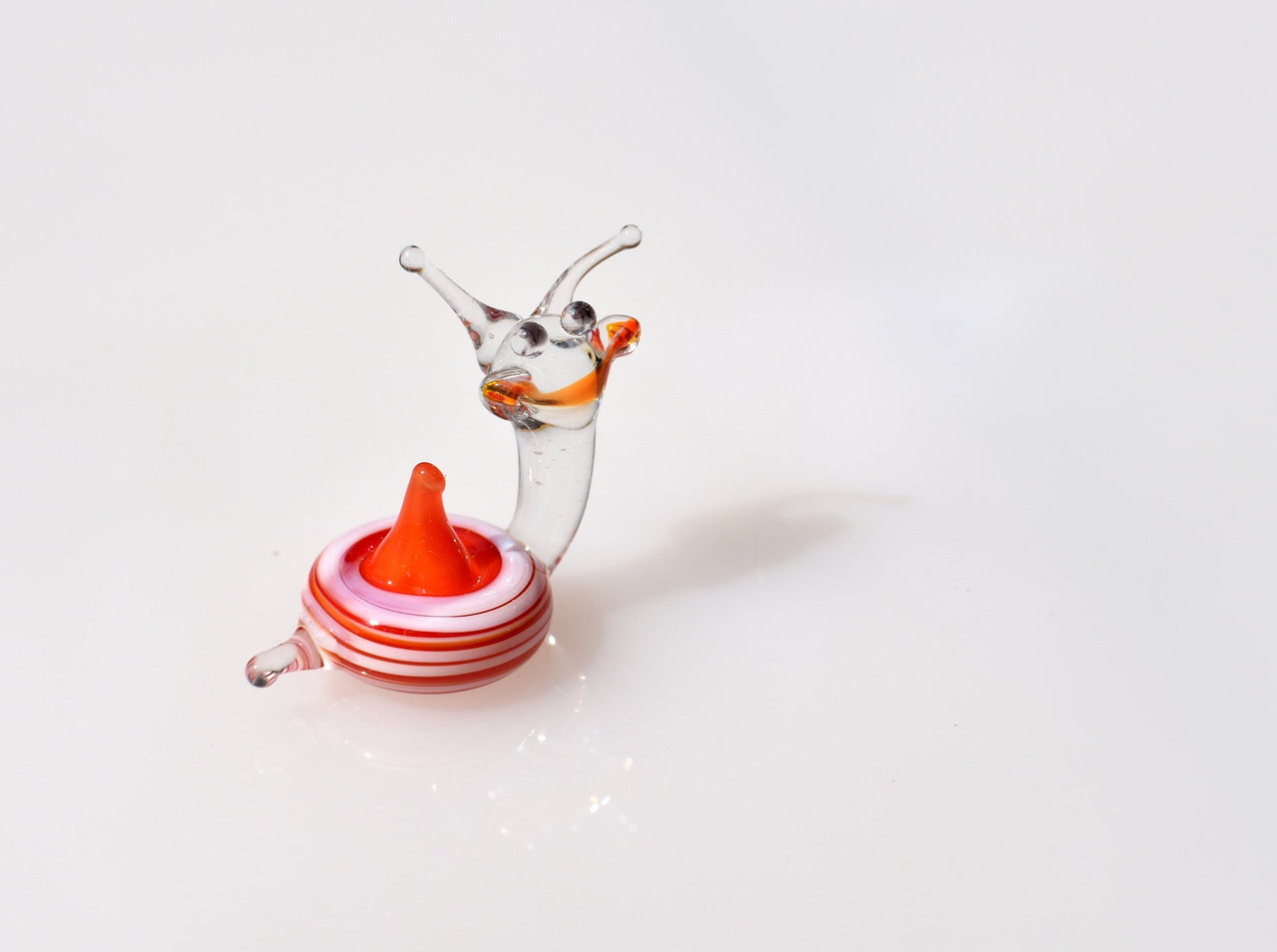 Glass Animal Figurines, Snail Gifts, Snail Valentine, Snail Art, Glass Animals, Tiny Glass Animals, Whimsical Decor, Glass Snail, Snail