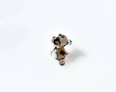 Tiny Glass Animals Hippo Figurine, Hippo Gifts, Miniature Glass Animals, Safari Animals, Hippo Statue, Lampwork Glass, Hippopotamus Gift