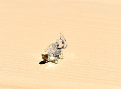 Glass Animal Figurines, Miniature Glass Animals, Clear Glass Elephant, Tiny Glass Animals, Elephant Gifts, Elephant Figurine, Glass Animals