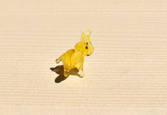Handmade Elephant Decor, Elephant Statue, Elephant Art, Elephant Gifts, Glass Elephant, Tiny Glass Animals, Elephant Figurine, Mini Animal