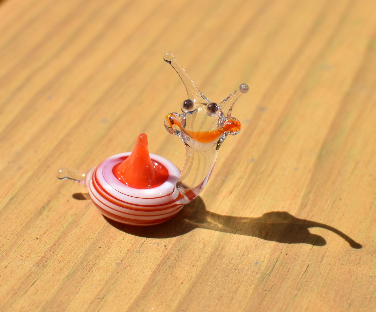 Mini Glass Snail Figurine • Sentimental Nature Lover Keepsake • Tiny Collectible Gift to Treasure Forever