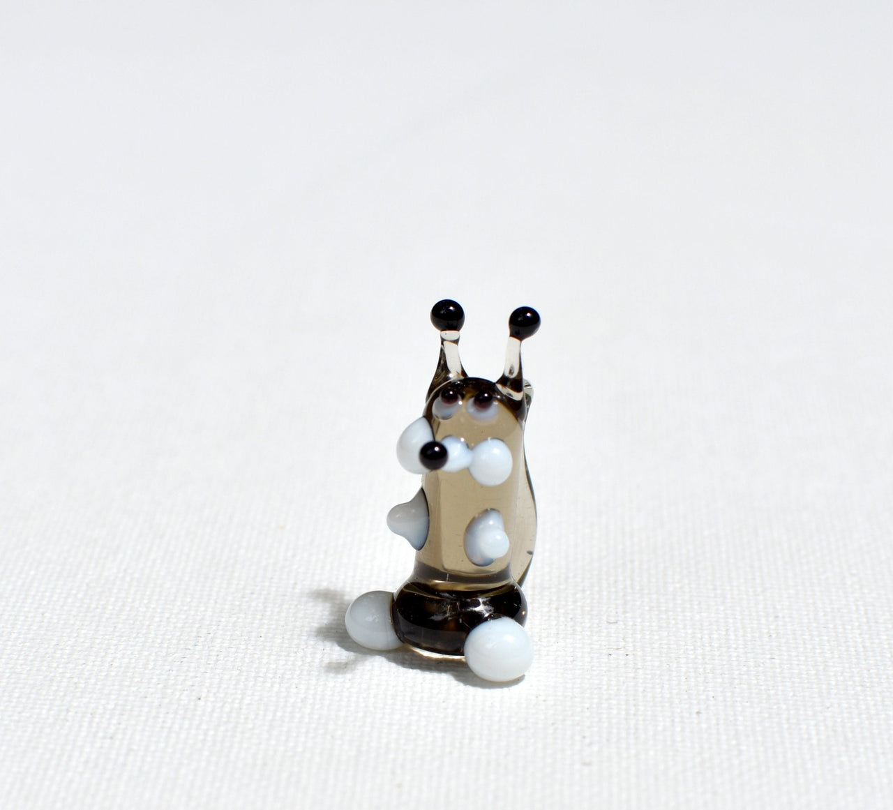 Lampwork Glass Squirrel Miniature: Whimsical Glass Menagerie