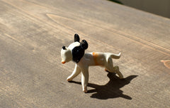Cute Glass dog. Whimsical figurine, lots of  character and personality. Excellent addition to your glass menagerie collection.