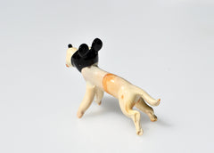 Cute Glass dog. Whimsical figurine, lots of  character and personality. Excellent addition to your glass menagerie collection.