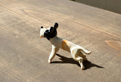 Cute Glass dog. Whimsical figurine, lots of  character and personality. Excellent addition to your glass menagerie collection.