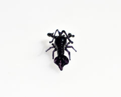 Black Glass Lobster Figurine – Handcrafted Miniature Ocean Animal