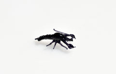 Black Glass Lobster Figurine – Handcrafted Miniature Ocean Animal