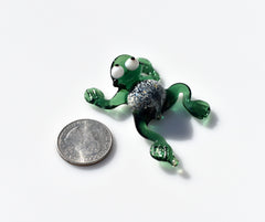 Glass Animal Figurines, Glass Sculptures, Glass Animals, Frog Gifts, Glass Frog, Frog Figurines, Cute Frog, Blown Glass Frog, Lampwork Glass