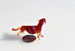 Glass Tiger. Whimsical figurine with a lot of character and personality. Excellent addition to your glass collection, unique gift.