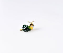 Green Glass Snail, Snail Decor, Snail, Glass Animals, Tiny Glass Animals, Snail Figurine, Glass Snail, Snail Gifts, Mini Glass Animals