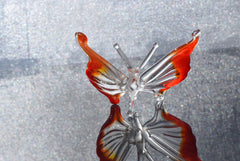Butterfly Art, Butterfly Decor, Butterfly Gifts, Glass Sculpture, Glass Butterfly, Glass Animals, Monarch Butterfly, Butterfly Gift, Red