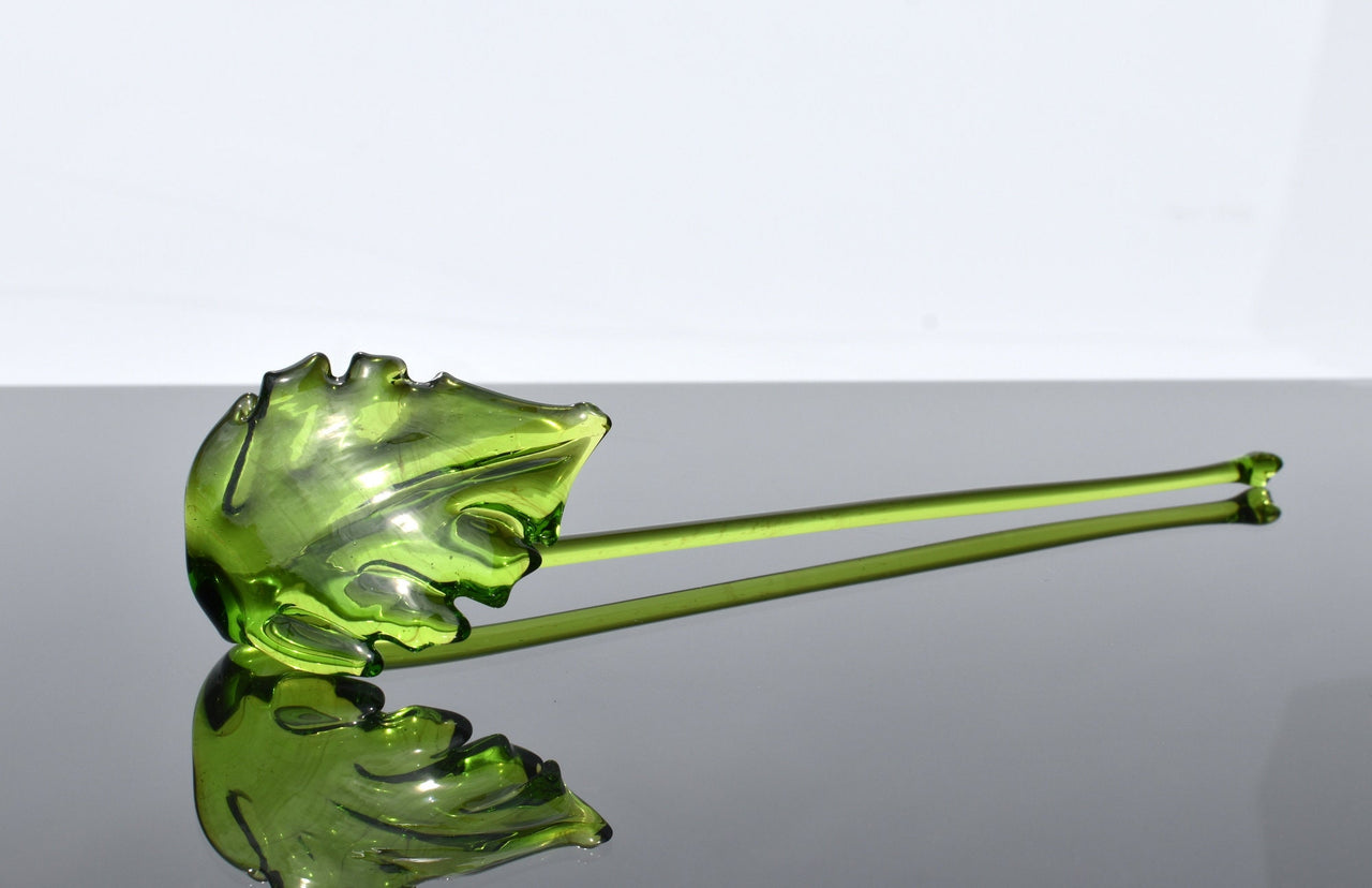 Hand Blown Glass Sunflower: Long Stem Art Flower, Vibrant Home Decor