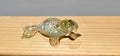 Handmade Clear Glass Walrus Figurine: Whimsical Art Glass Sculpture