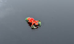 Hand-Blown Glass Lobster Figurine – Mini Red Sea Creature Sculpture, Unique Ocean Lover Gift