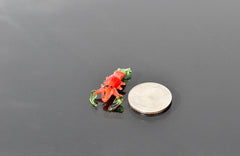Hand-Blown Glass Lobster Figurine – Mini Red Sea Creature Sculpture, Unique Ocean Lover Gift