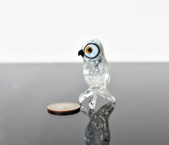 Snow white owl, Detailed figurine with a lot of personality.  Excellent addition to your glass animals collection.