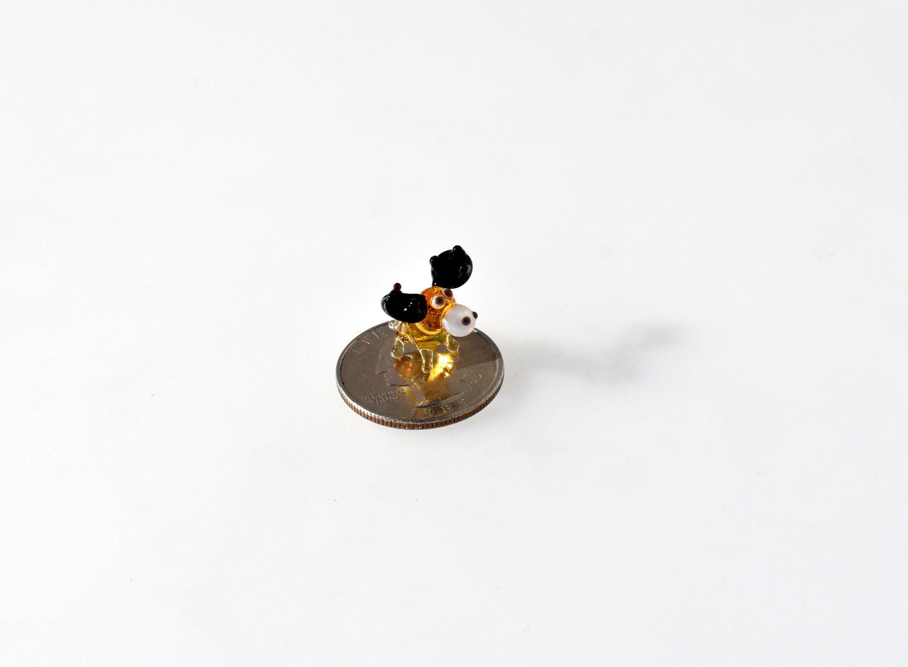The world smallest Moose glass figurine for your glass menagerie glass animals collection
